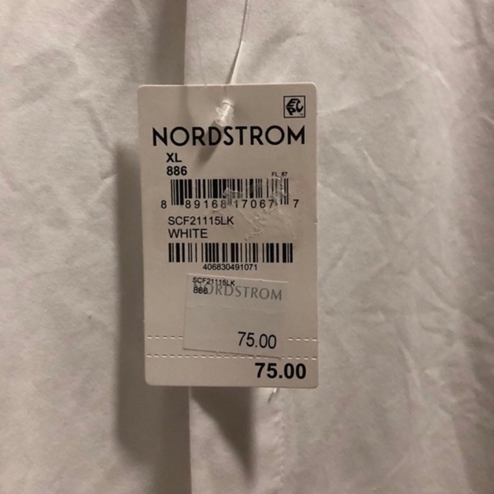 Soft Cloth Button Front Collared Dress Shirt - Picture 6 of 11